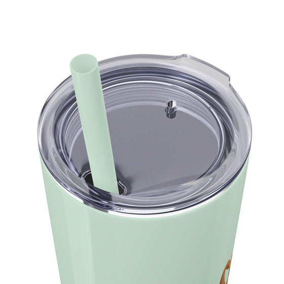 Skinny Tumbler with Straw, 20oz