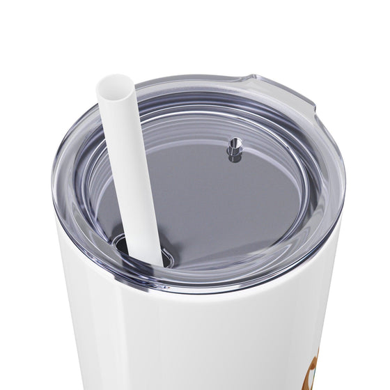 Skinny Tumbler with Straw, 20oz - Tolerant Planet