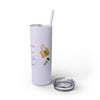 Skinny Tumbler with Straw, 20oz