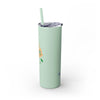 Skinny Tumbler with Straw, 20oz - Tolerant Planet