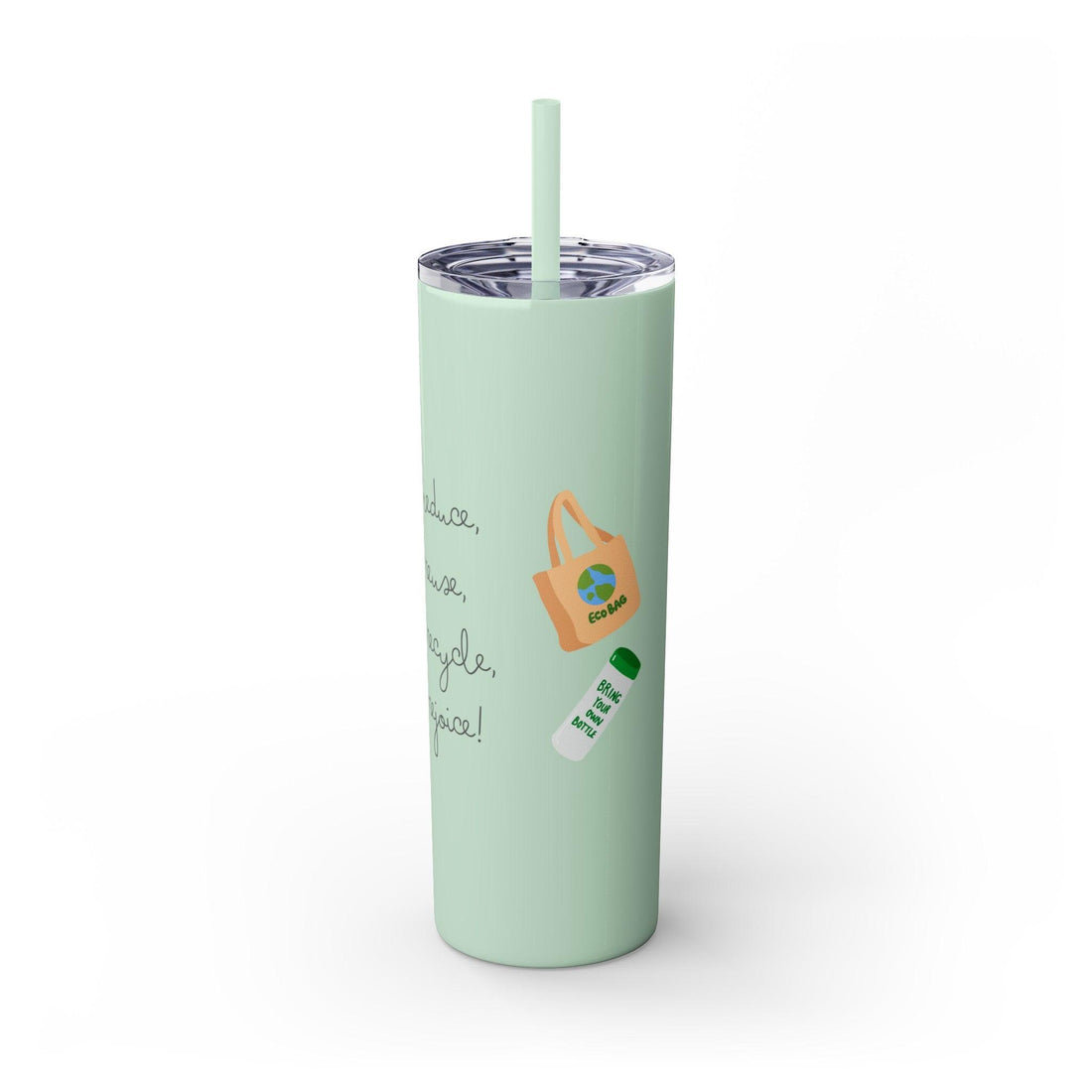  Skinny Tumbler with Straw, 20oz - Tolerant Planet