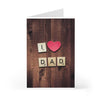 I ❤️ Dad Greeting Cards (8 pcs) - Tolerant Planet