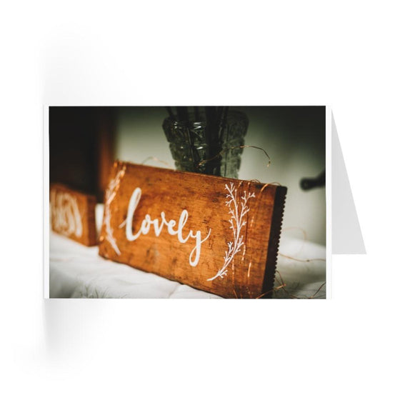 "Lovely!" Greeting Cards (8 pcs) - Tolerant Planet