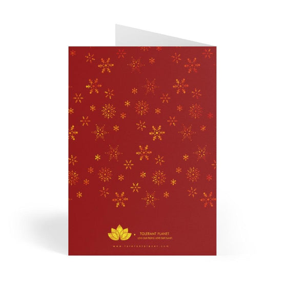 8 Pcs Holiday Greeting Cards - Tolerant Planet