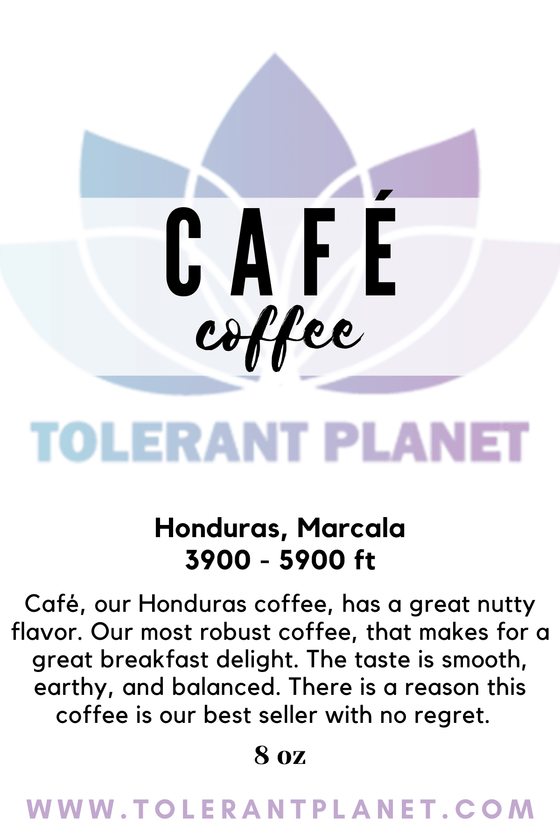 Café- Honduras Marcala Roasted Coffee Beans - Tolerant Planet