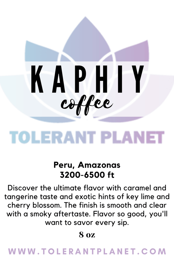 Kaphiy - Peru Roasted Coffee Beans - Tolerant Planet