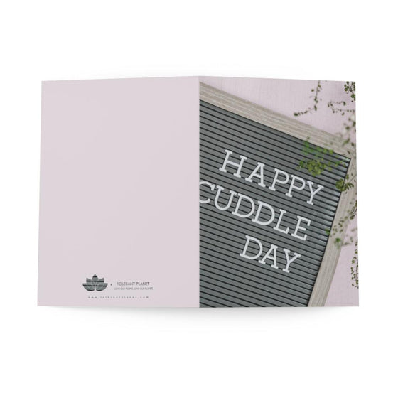 Happy Cuddle Day Greeting Cards (8 pcs) - Tolerant Planet